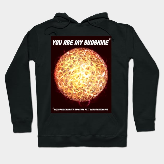 You are my Sunshine joke Hoodie by SPACE ART & NATURE SHIRTS 